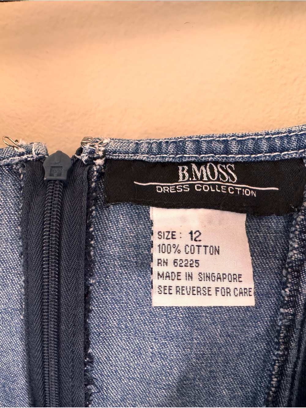 Tailor B. Moss Light Blue Denim Dress - Picture 6 of 7